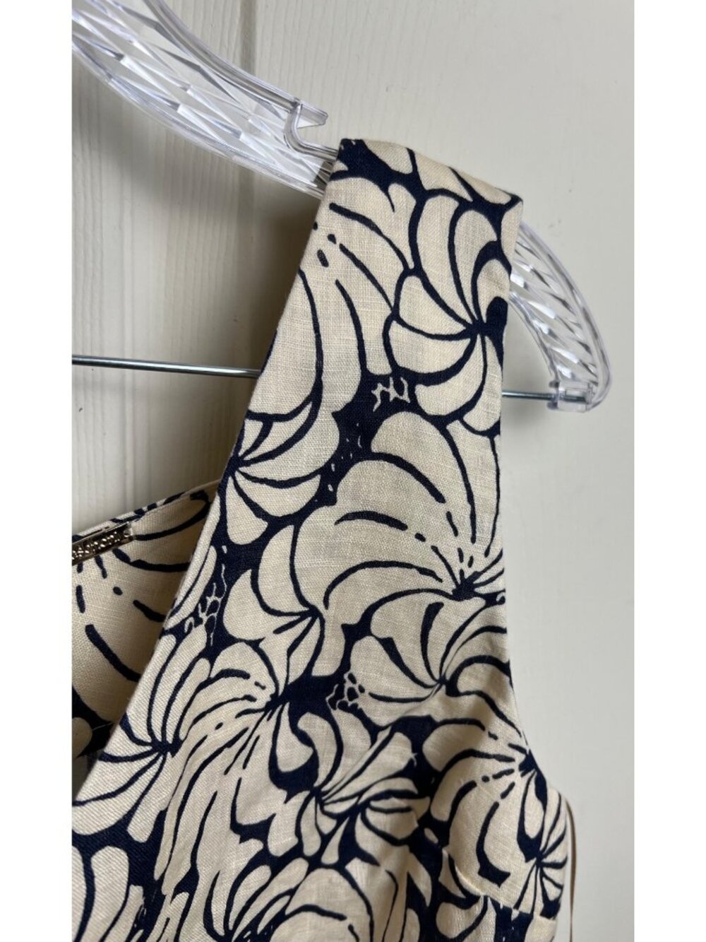 Magaschoni Linen Crop Top - Picture 3 of 8
